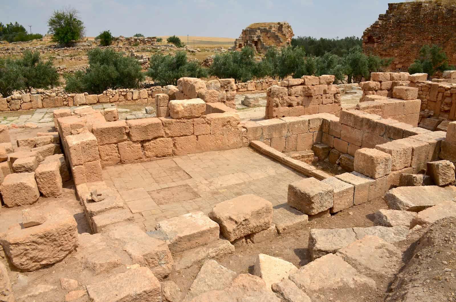 Workshops in the Agora in Dara, Turkey