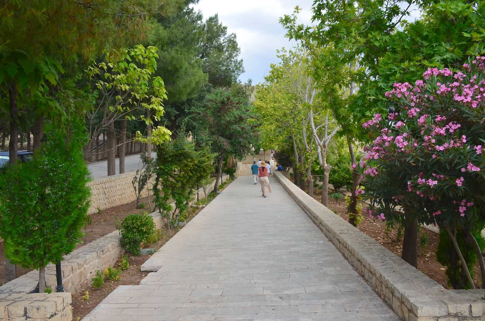 Path to the monastery at Mor Hananyo in the Tur Abdin, Turkey