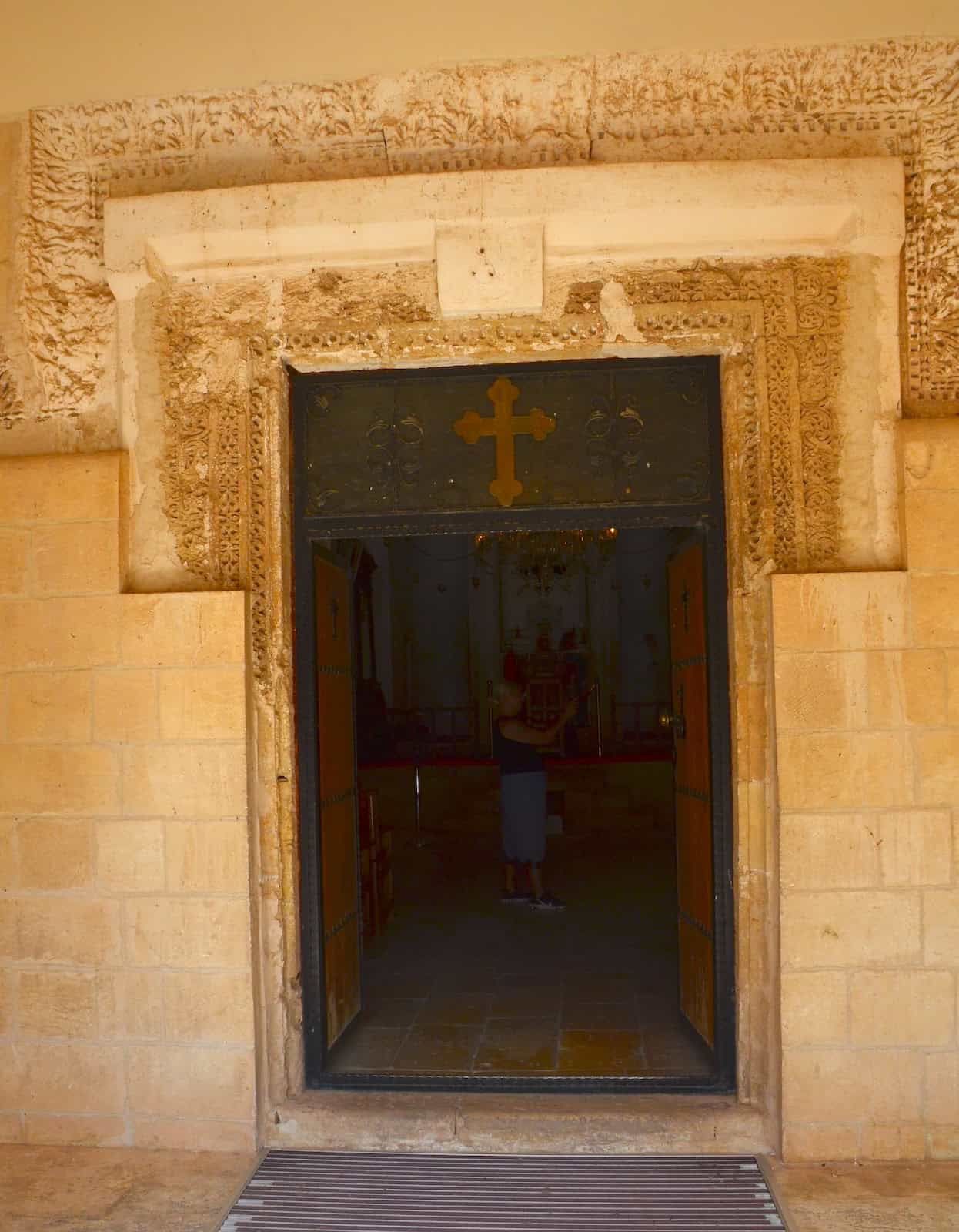 Entrance to the church at Mor Hananyo