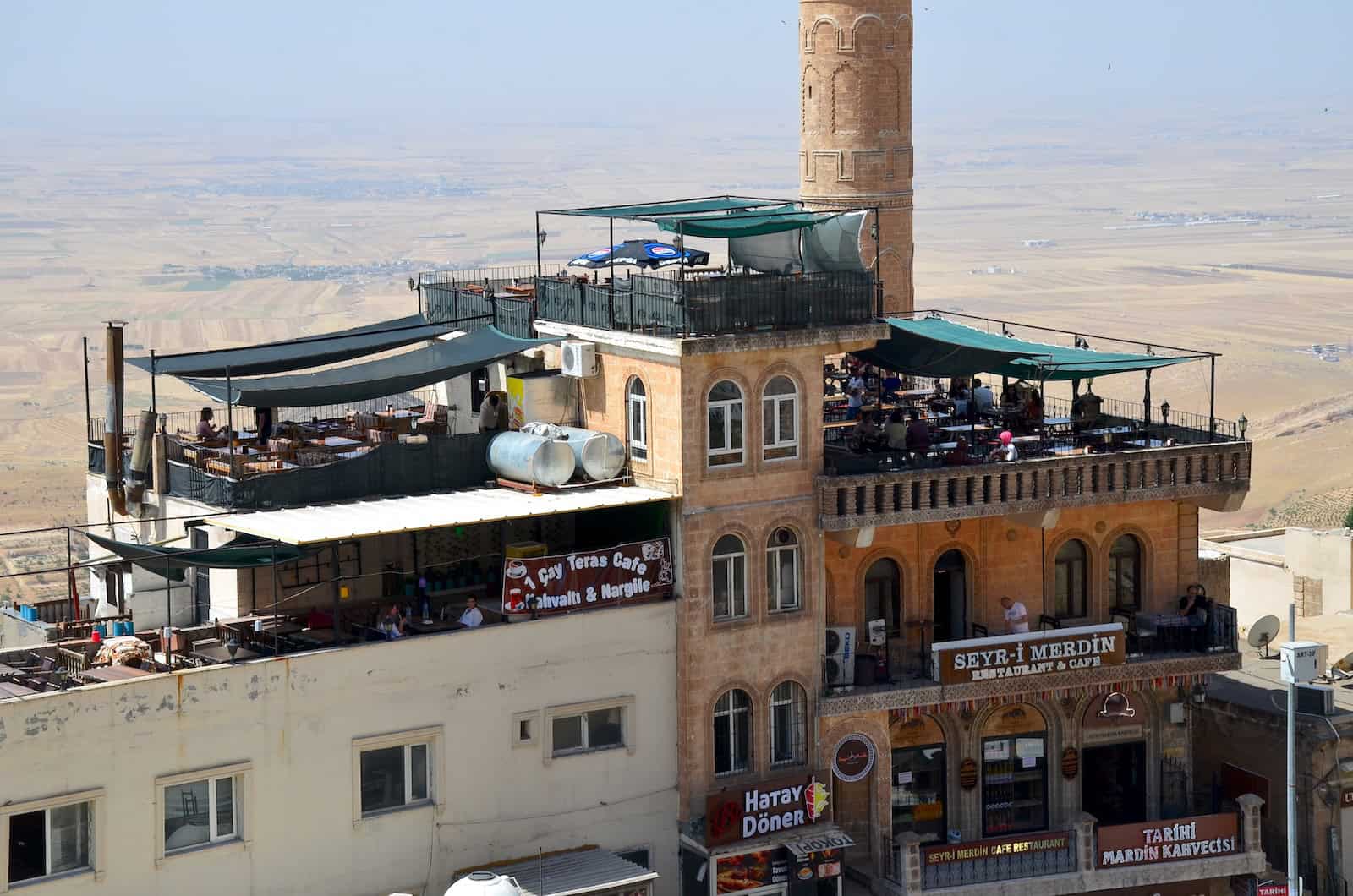 Terrace at Seyr-i Merdin in Mardin, Turkey