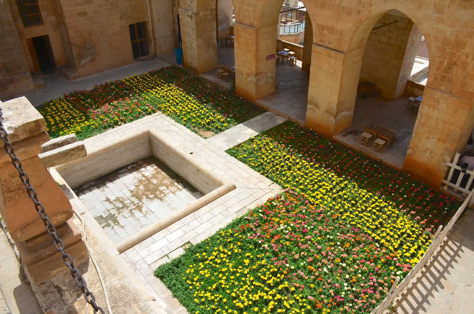 Lower courtyard of the Zinciriye Madrasa in Mardin, Turkey