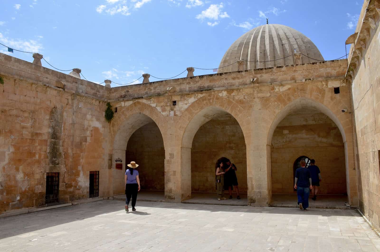 Upper courtyard at the Zinciriye Madrasa in Mardin, Turkey