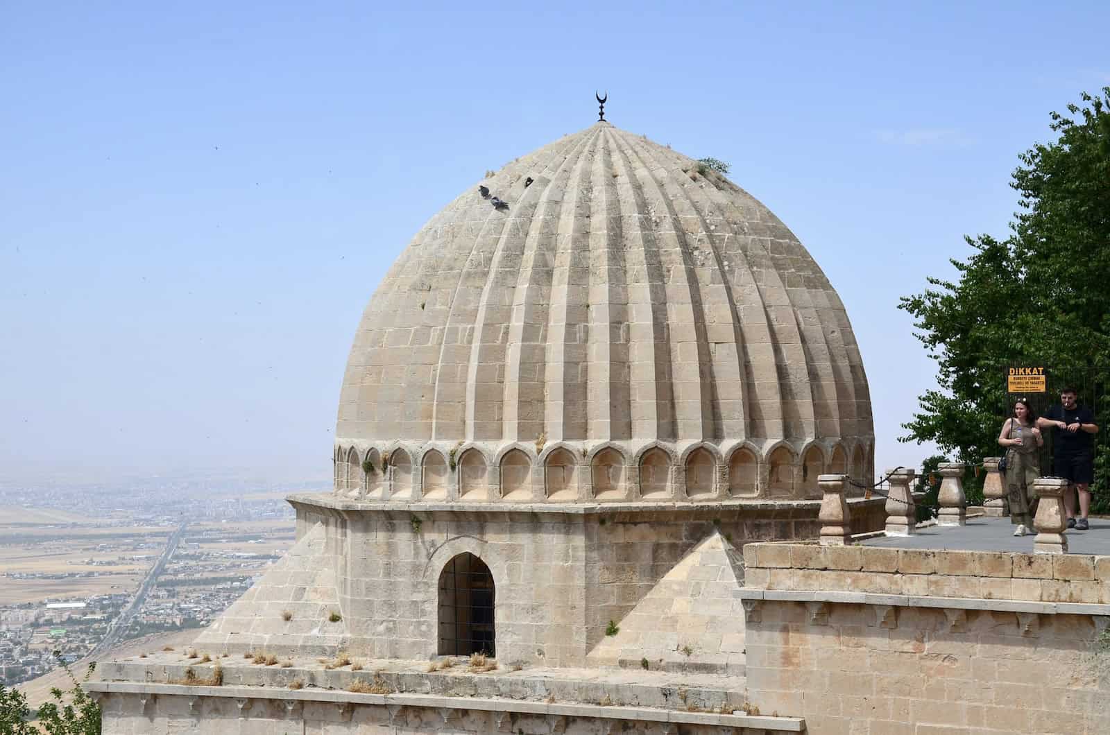 Dome of the tomb at the Zinciriye Madrasa