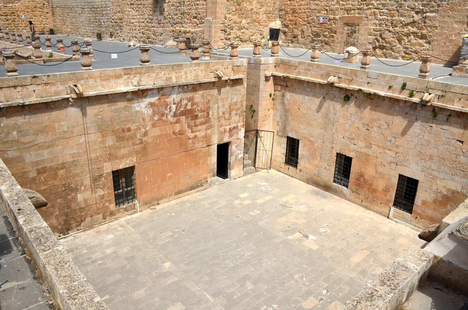 Upper courtyard at the Zinciriye Madrasa in Mardin, Turkey