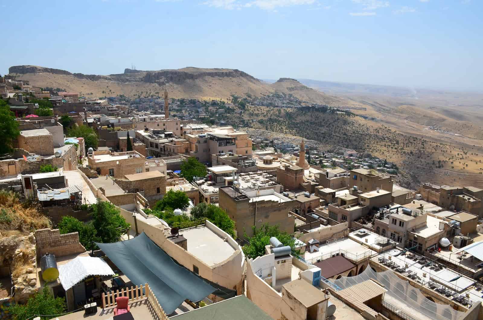 Looking east from the terrace of the Zinciriye Madrasa