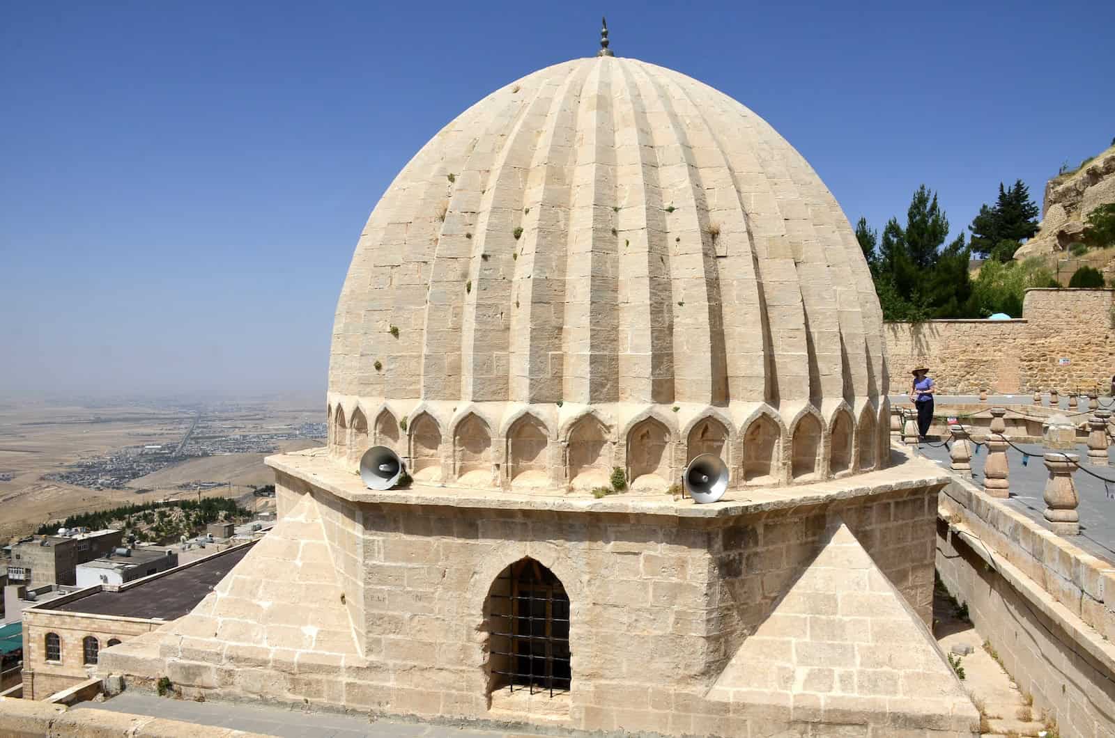 Dome of the mosque at the Zinciriye Madrasa in Mardin, Turkey