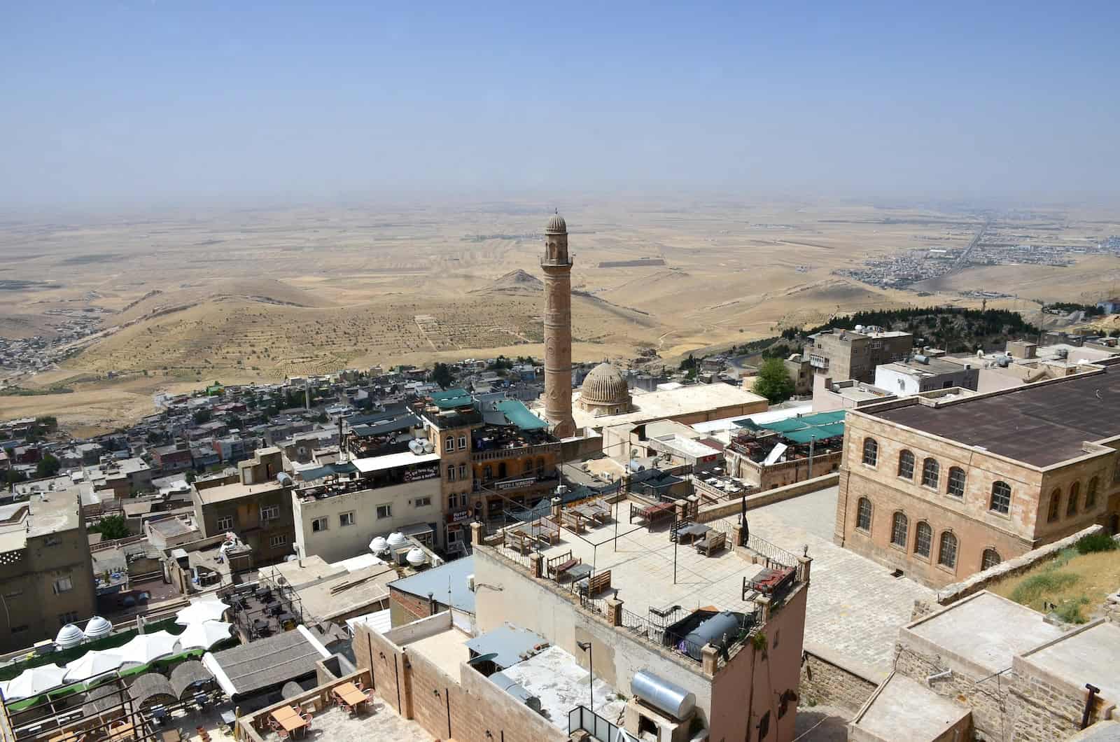 Looking south from the terrace of the Zinciriye Madrasa in Mardin, Turkey