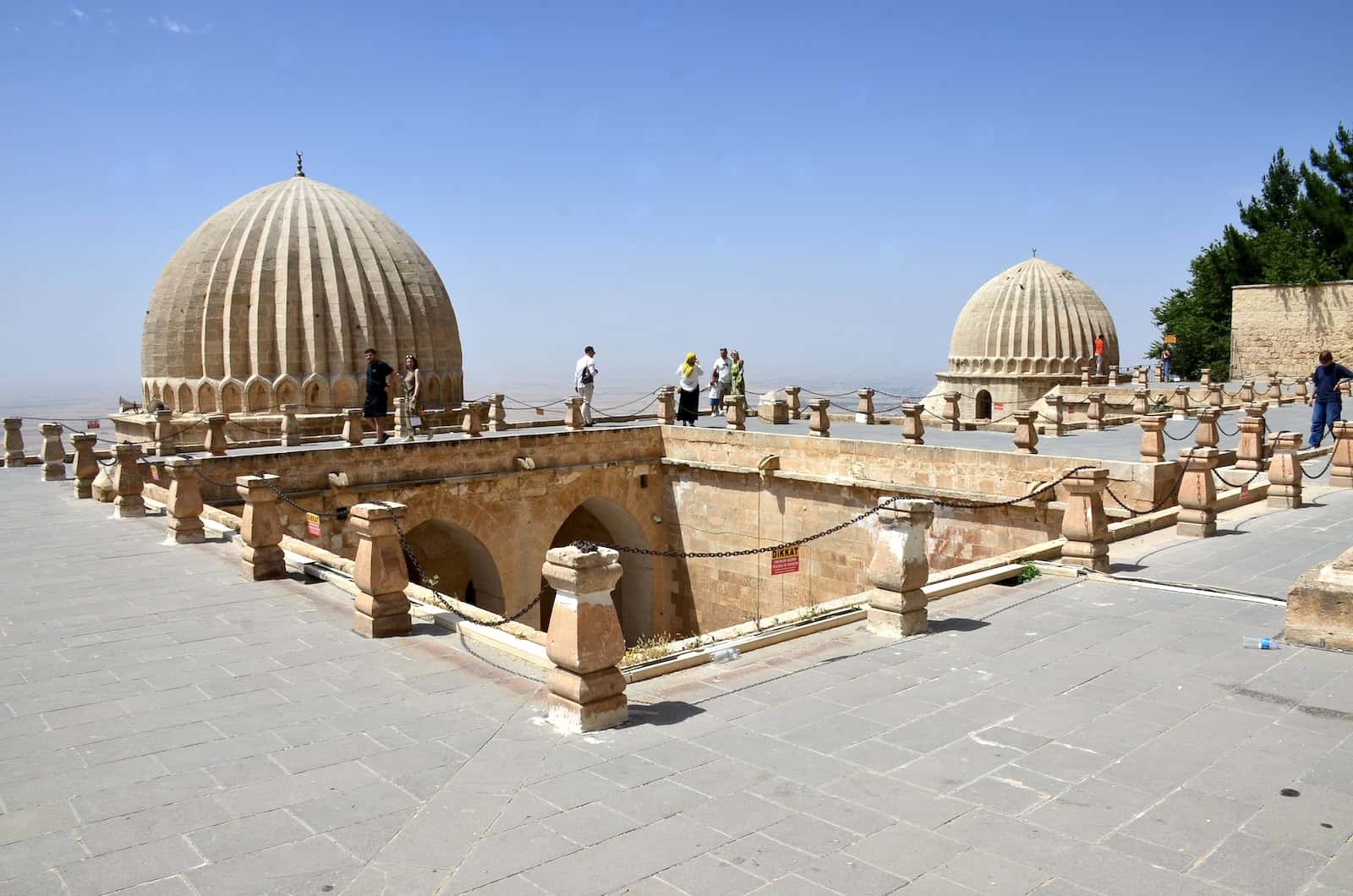 Terrace of the Zinciriye Madrasa in Mardin, Turkey