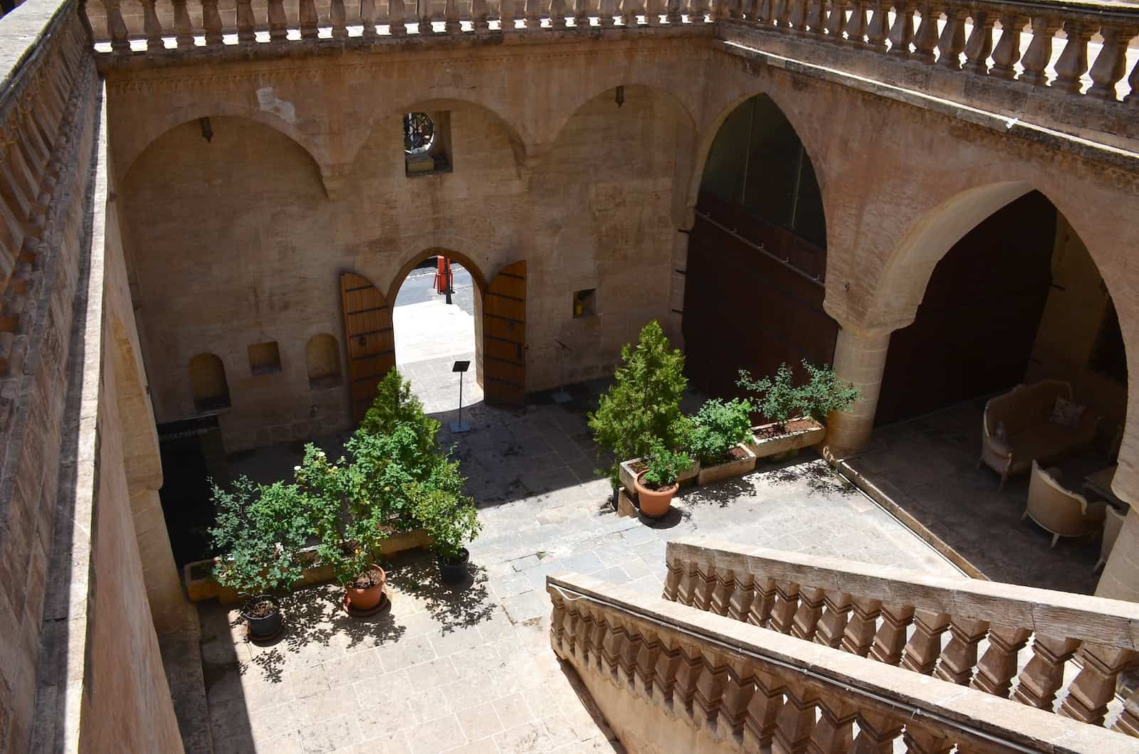 Courtyard of the Old Post Office in Mardin, Turkey