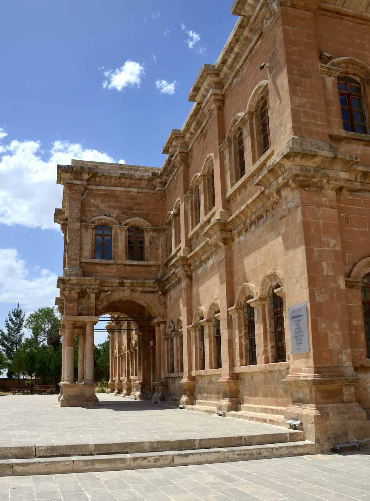 West wing of the Mardin Girls Vocational School in Mardin, Turkey