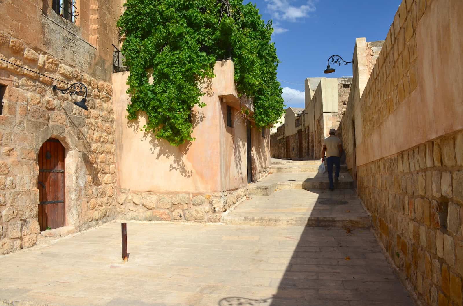 An alley in the old town of Mardin, Turkey