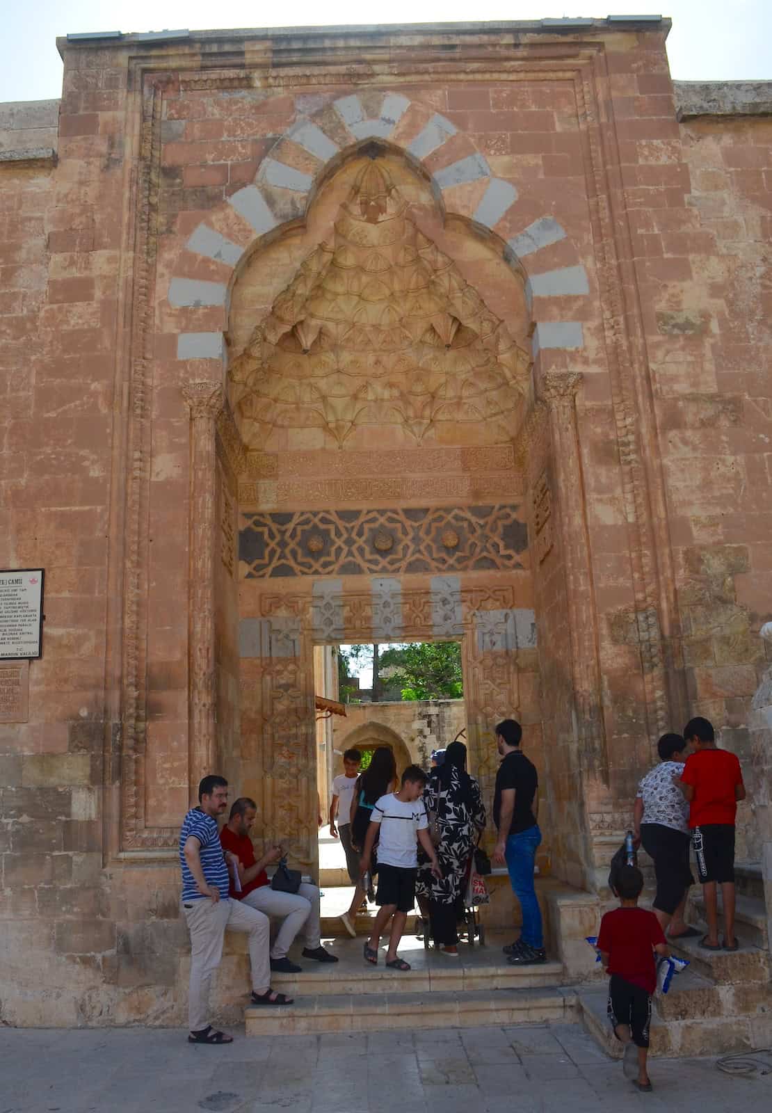 Gate to the inner courtyard of the Latifiye Mosque