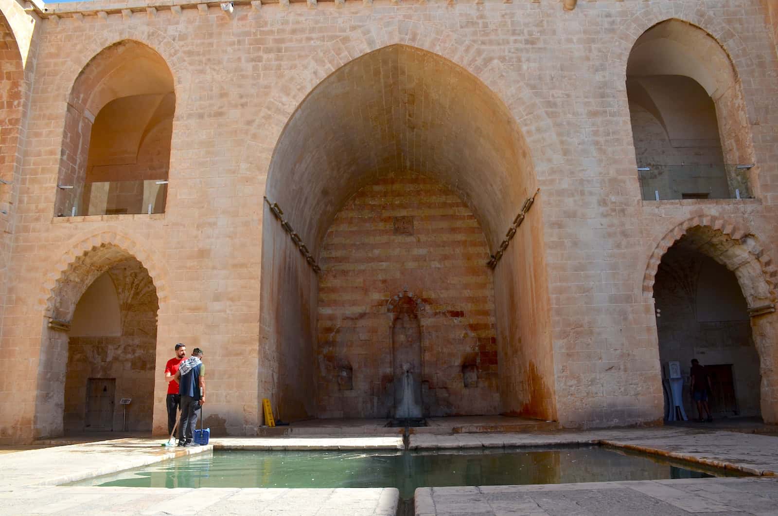 Fountain of the Kasımiye Madrasa in Mardin, Turkey