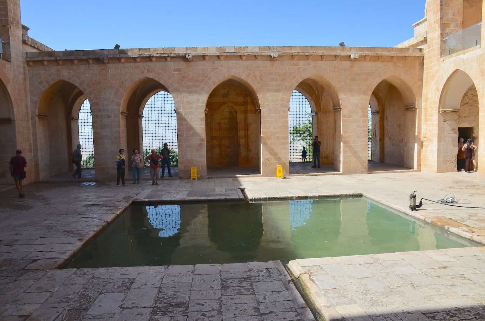 Pool in the courtyard of the Kasımiye Madrasa