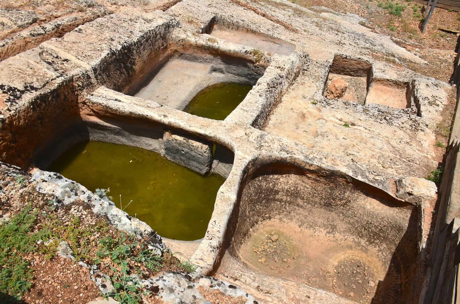 Industrial installations at Perrhe Archaeological Site in Turkey