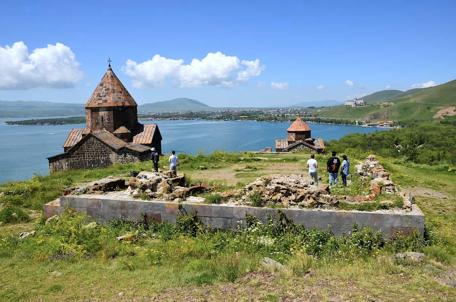 Ruins of Surb Harutyun at Sevanavank, Armenia