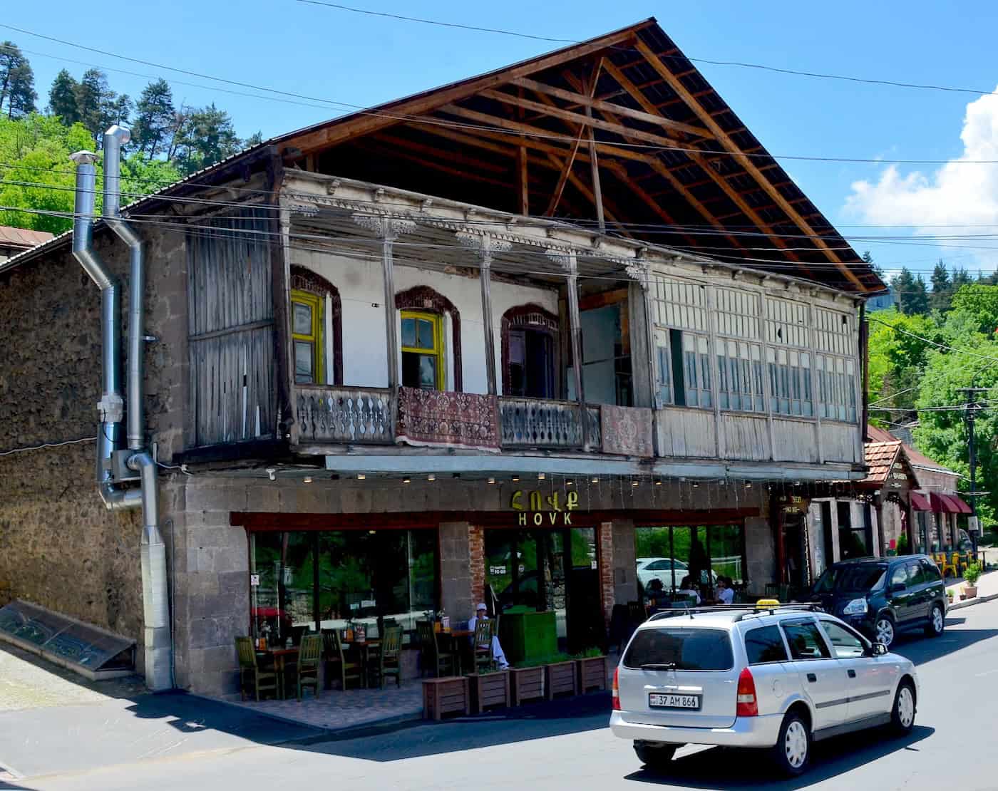 Building on Myasnikyan Street in Dilijan