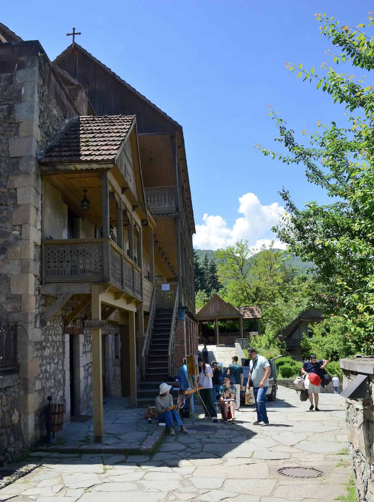 Sharambeyan Street in Dilijan, Dilijan National Park, Armenia