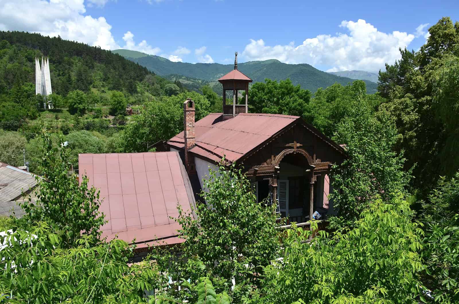 Traditional Armenian building in Dilijan