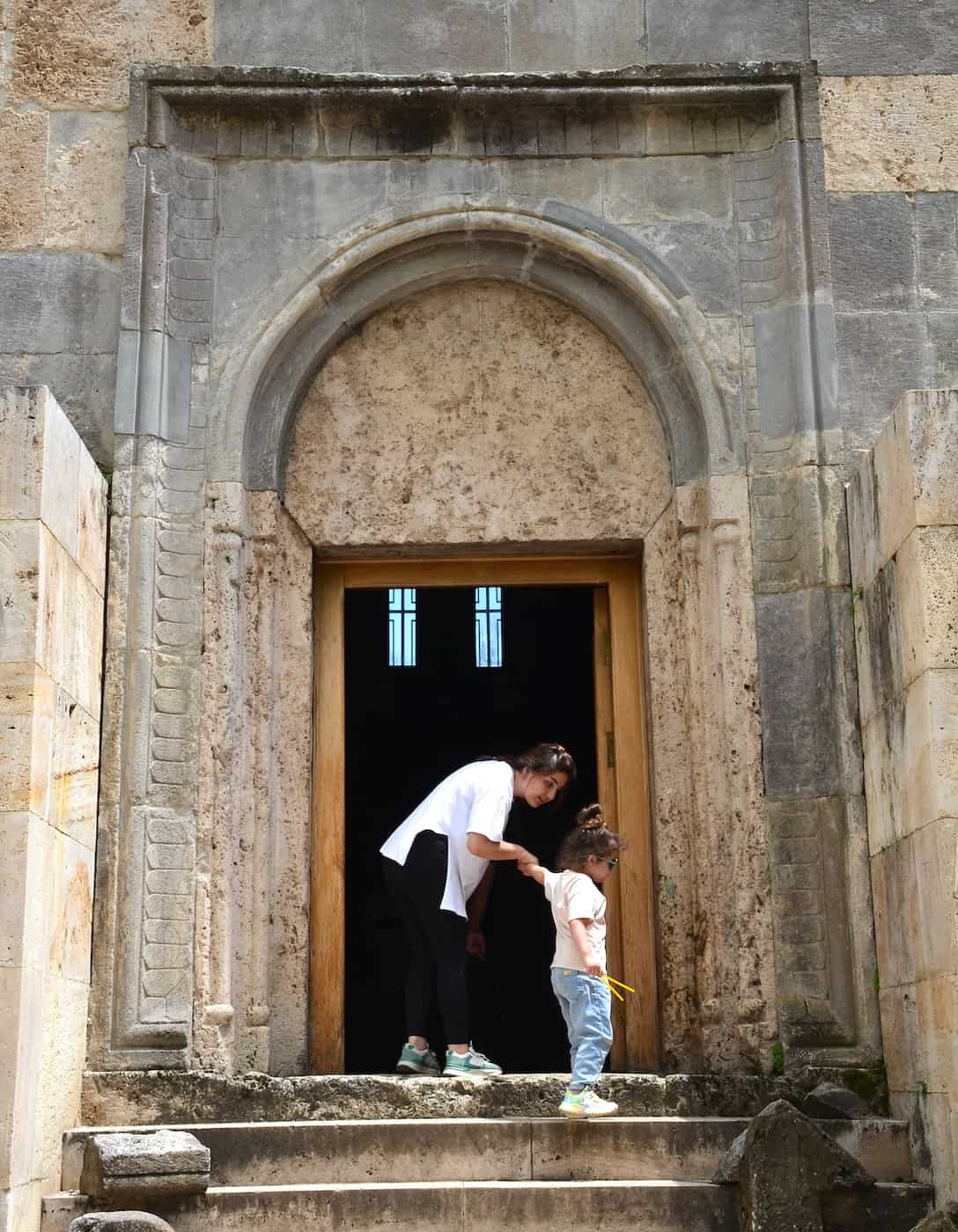 Entrance to the Church of the Holy Mother of God at Haghartsin Monastery