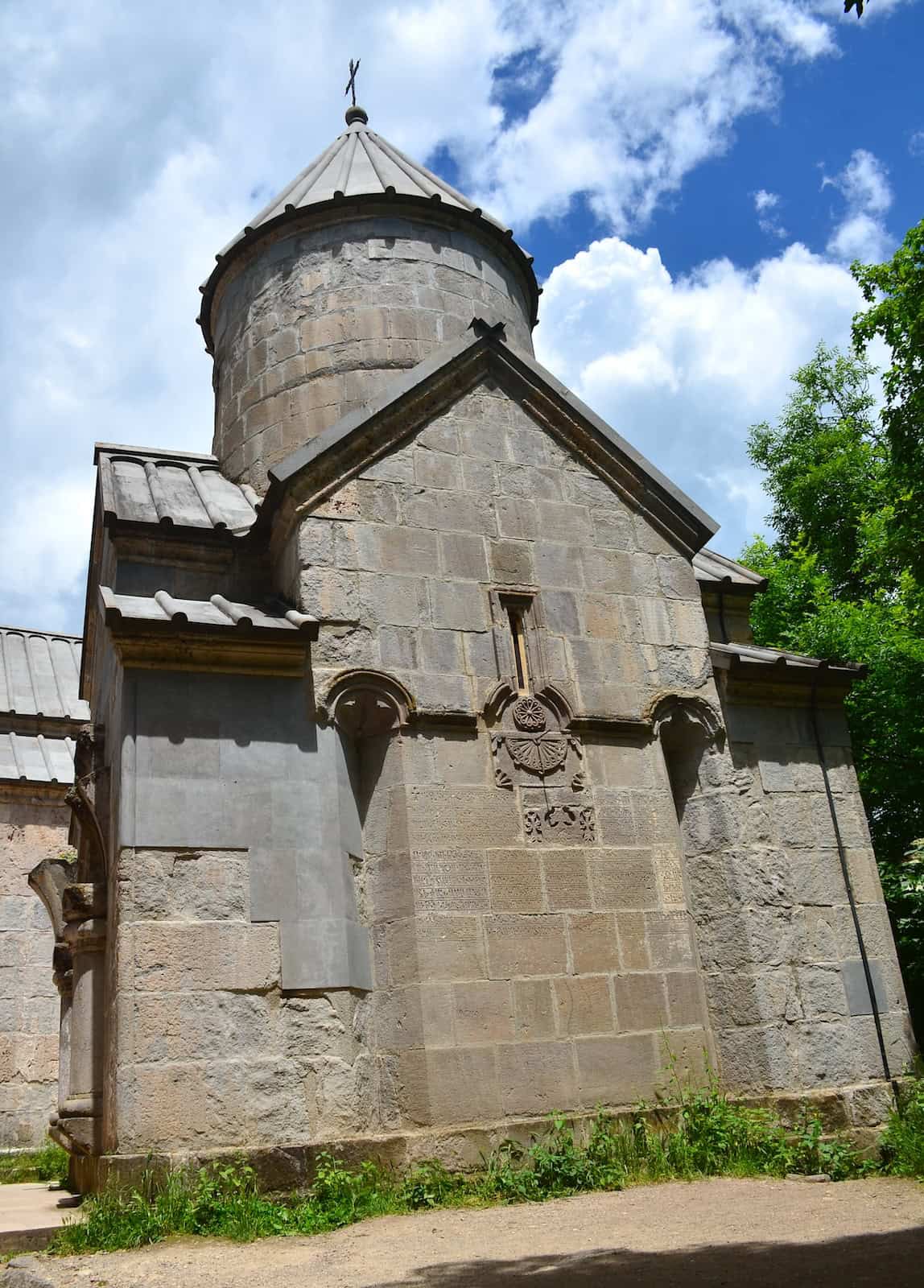 South façade of the Church of St. Stephen at Haghartsin Monastery