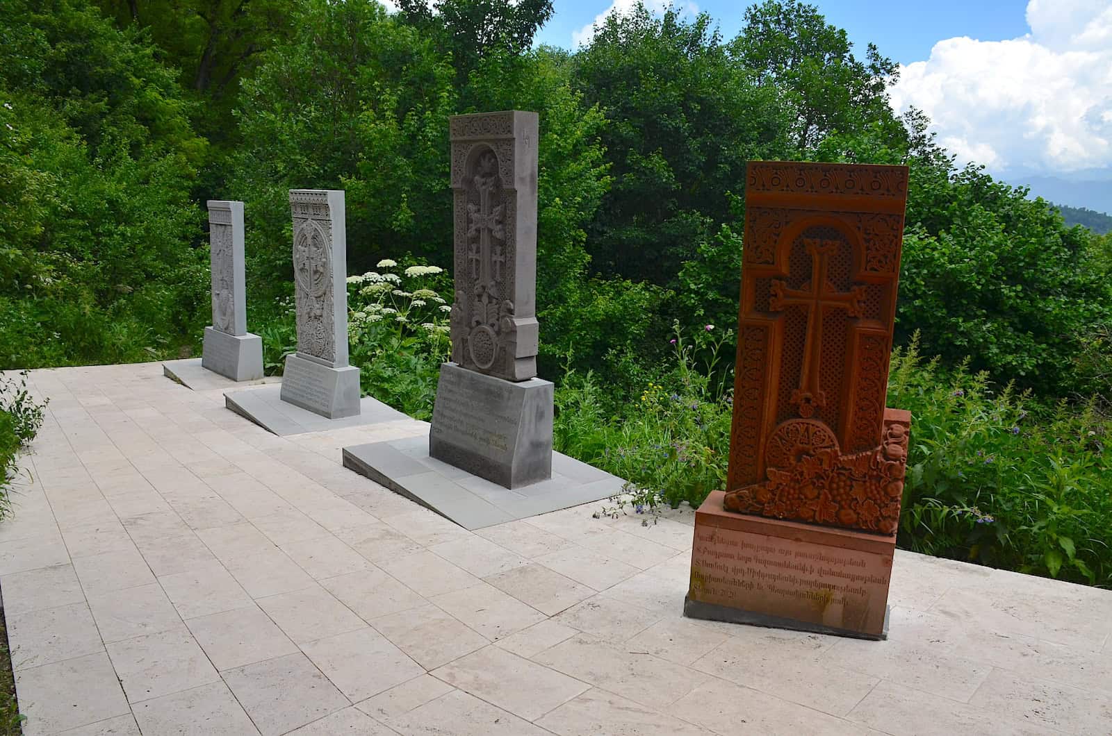 Khachkars at Haghartsin Monastery