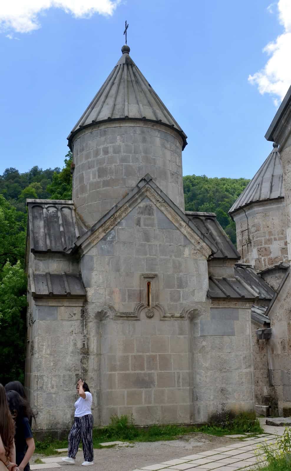 North façade of the Church of St. Stephen at Haghartsin Monastery