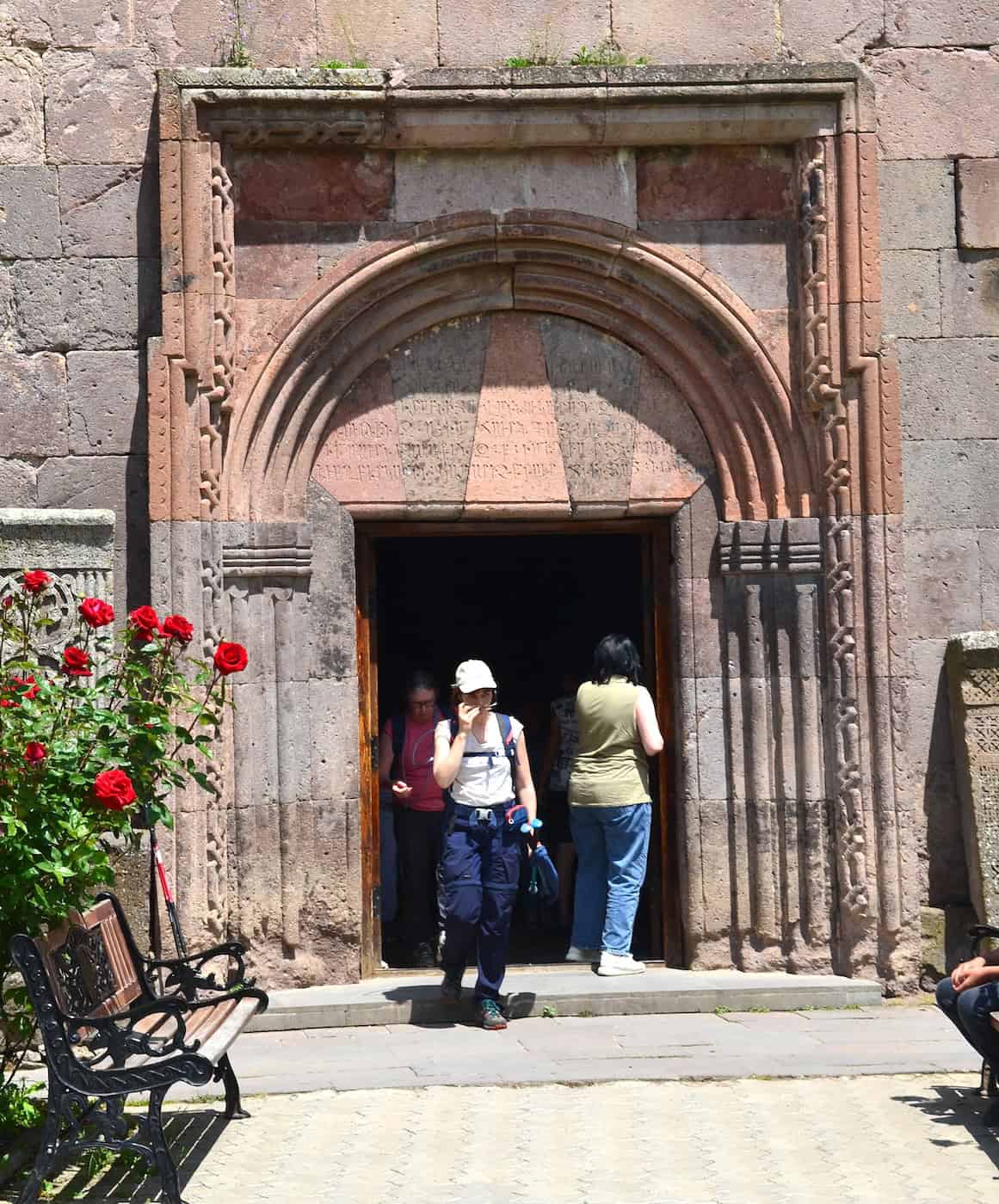 Entrance to the gavit of the Church of the Holy Mother of God at Goshavank