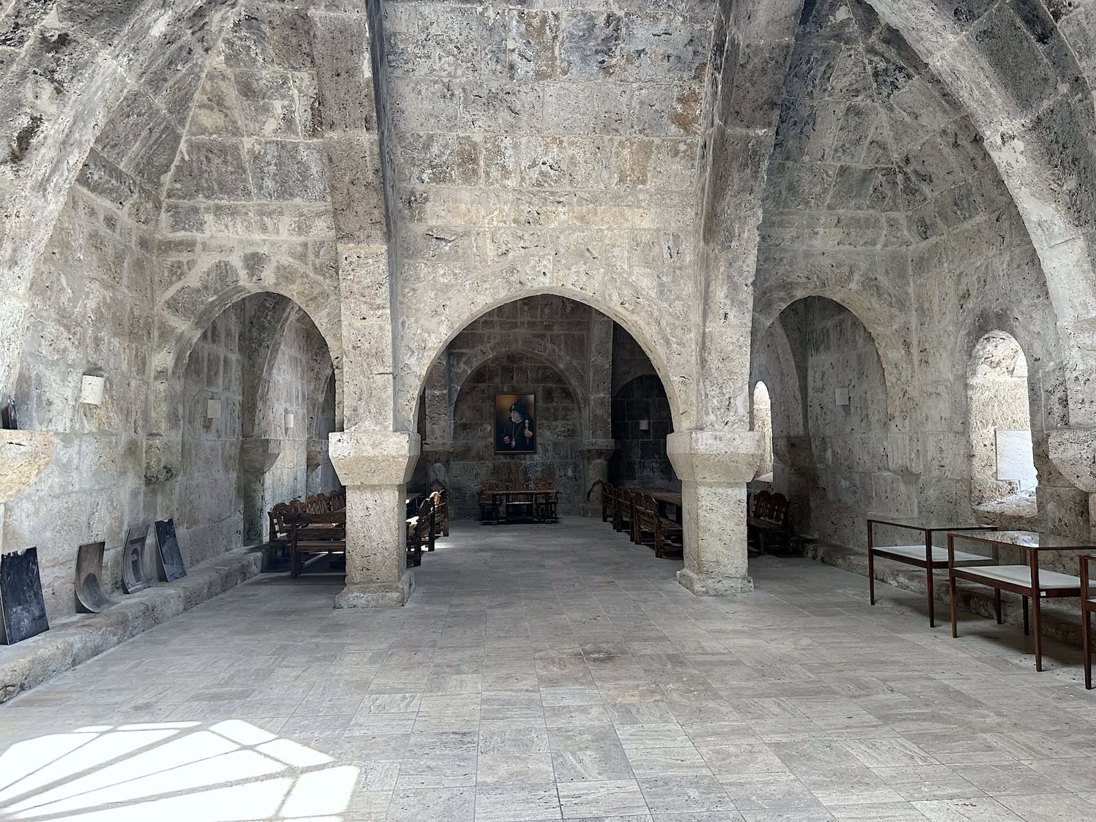 First room of the refectory at Haghartsin Monastery