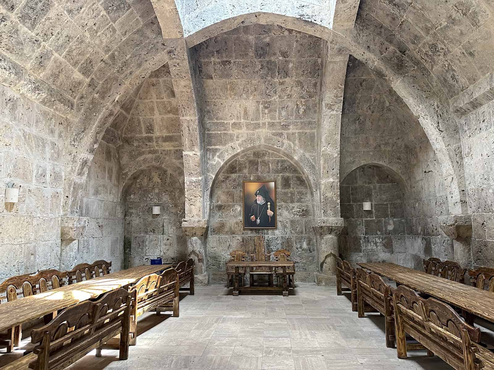 Second room of the refectory at Haghartsin Monastery