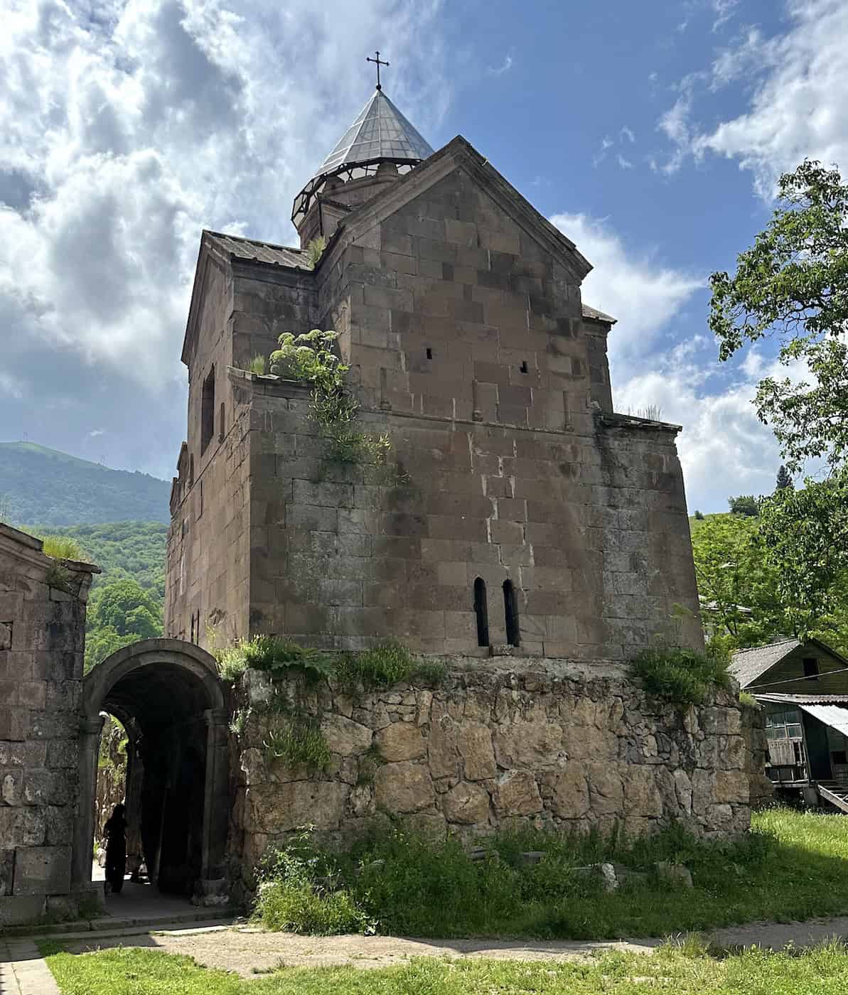 Library and belfry at Goshavank in Dilijan National Park, Armenia