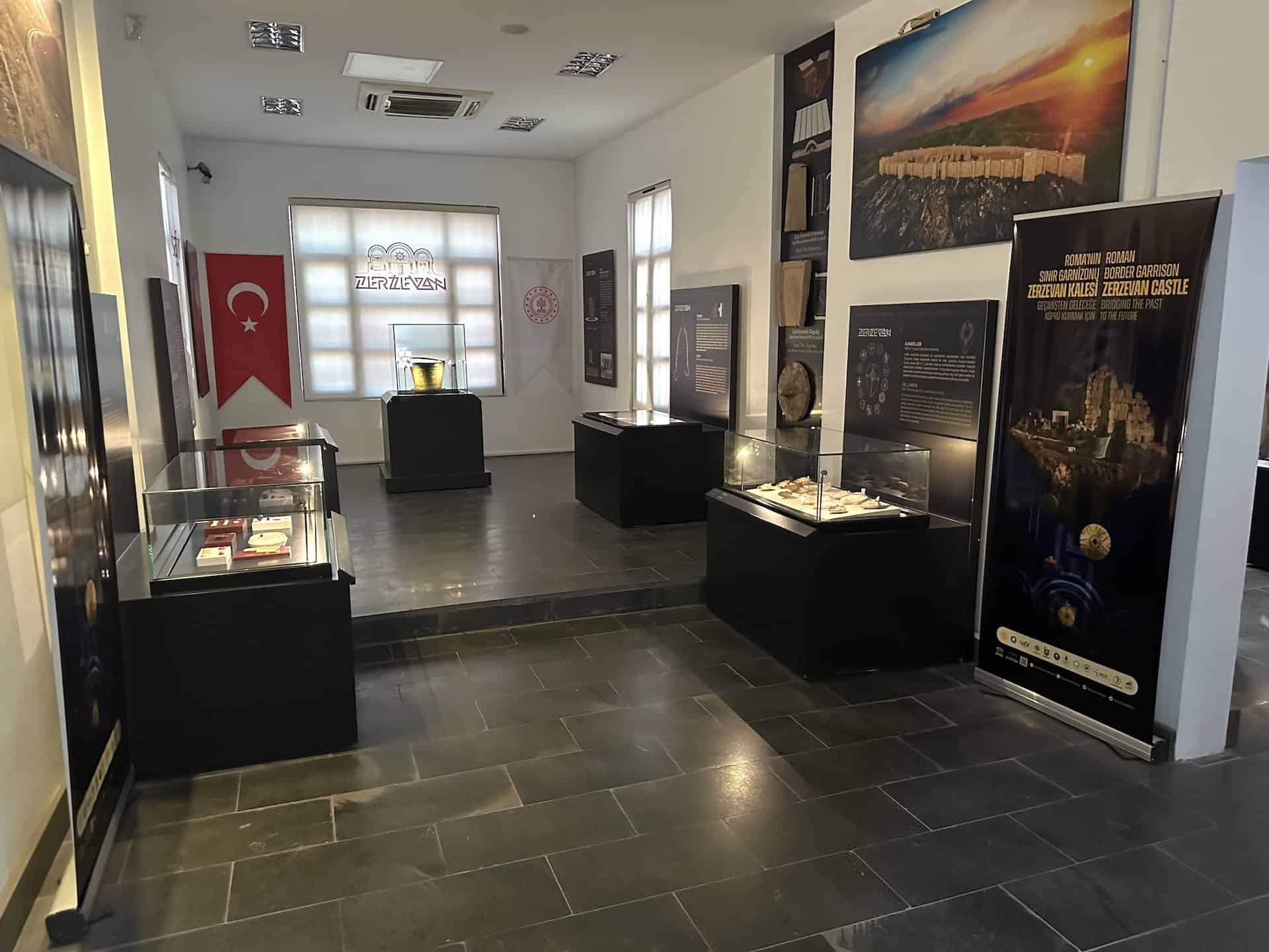 Zerzevan Castle exhibit in the Gendarmerie Building at the Diyarbakır Archaeological Museum in Turkey