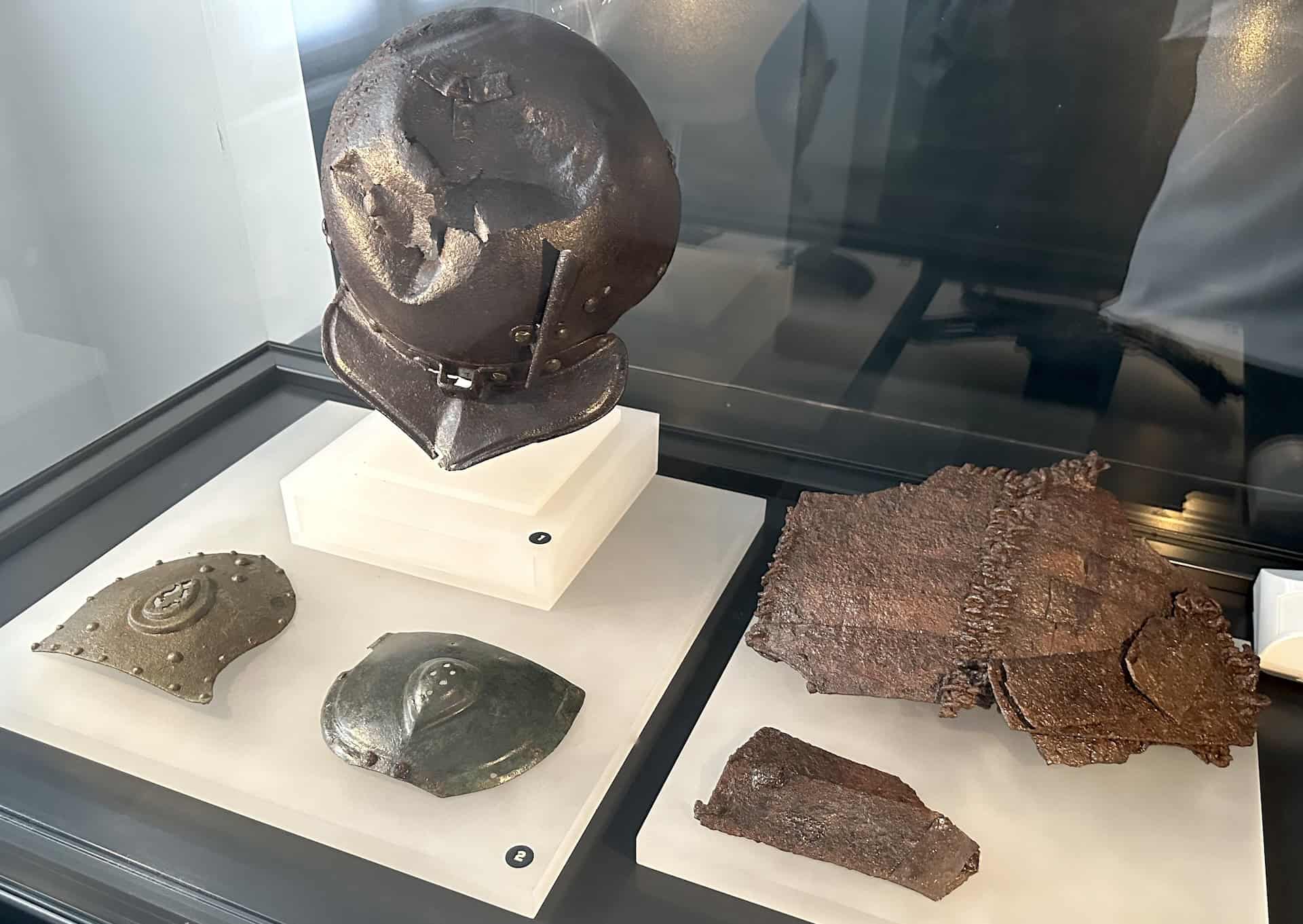 Helmets and shields, 16th-20th century in Courthouse A