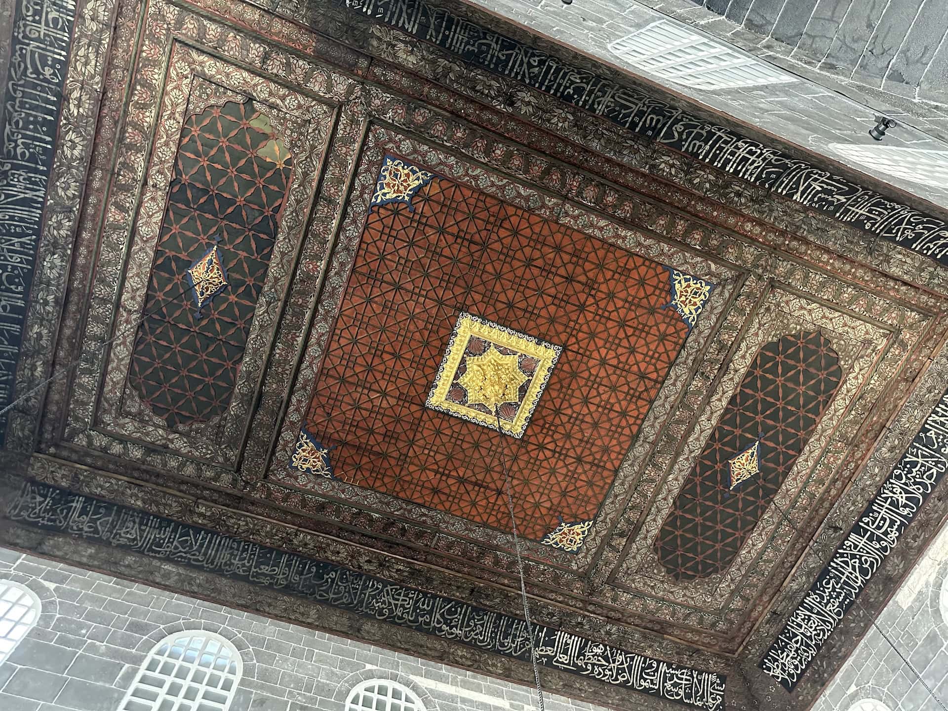 Ceiling of the prayer hall of the Grand Mosque of Diyarbakır