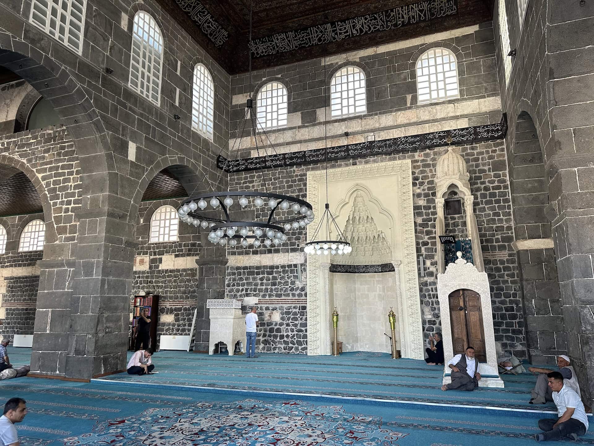 Central section of the prayer hall of the Grand Mosque of Diyarbakır