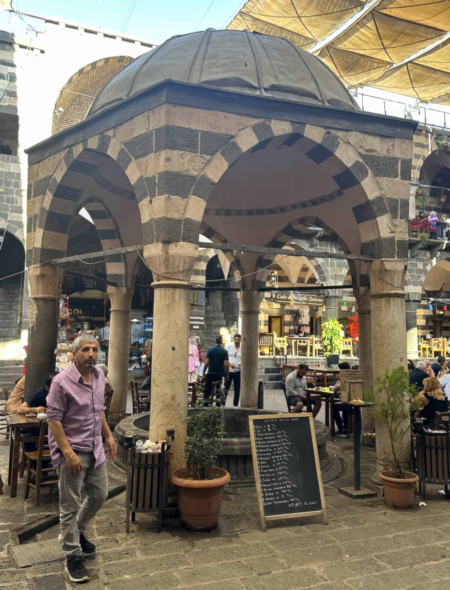 Fountain at Hasan Pasha Han