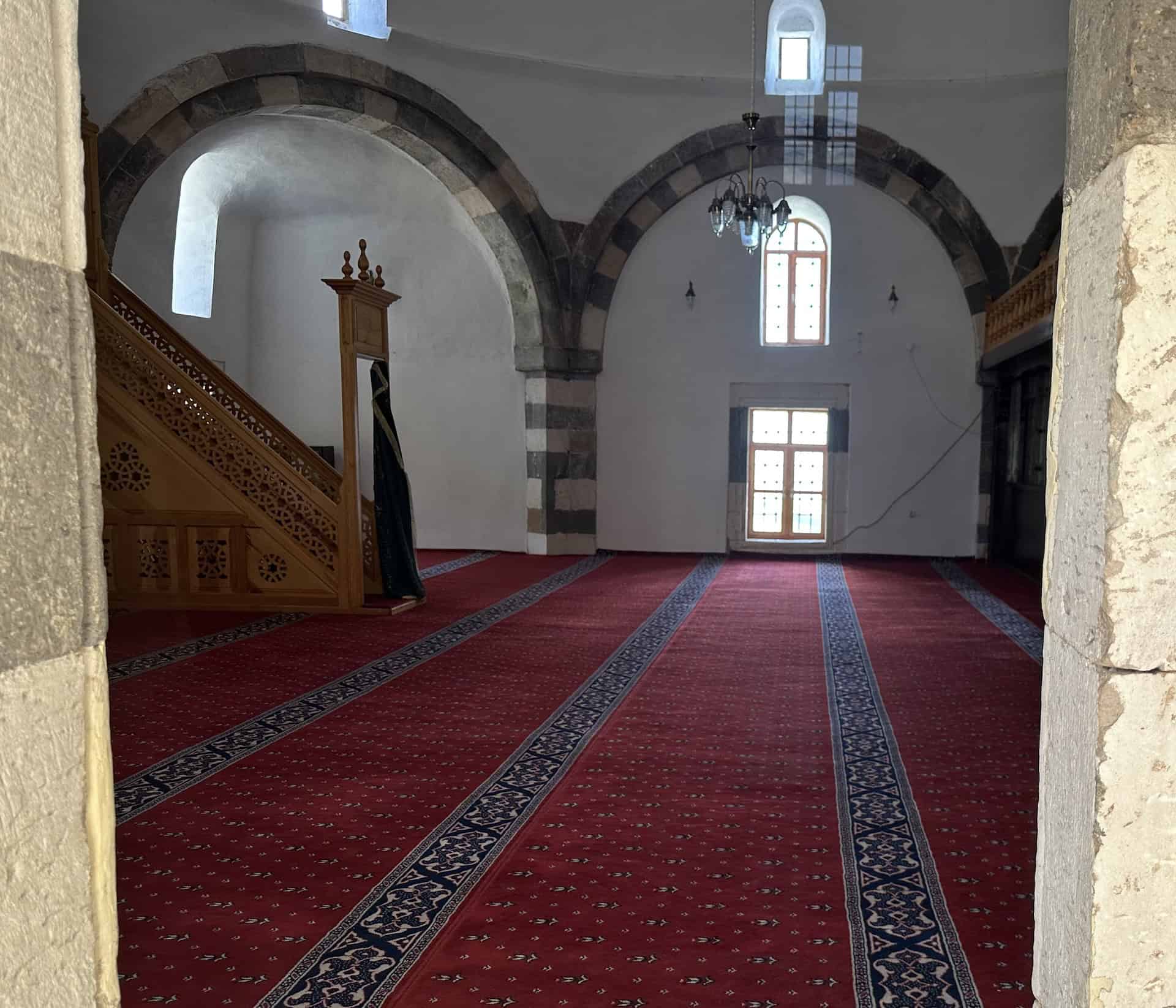 Prayer hall of the Old Bayezid Mosque at Old Bayazıt