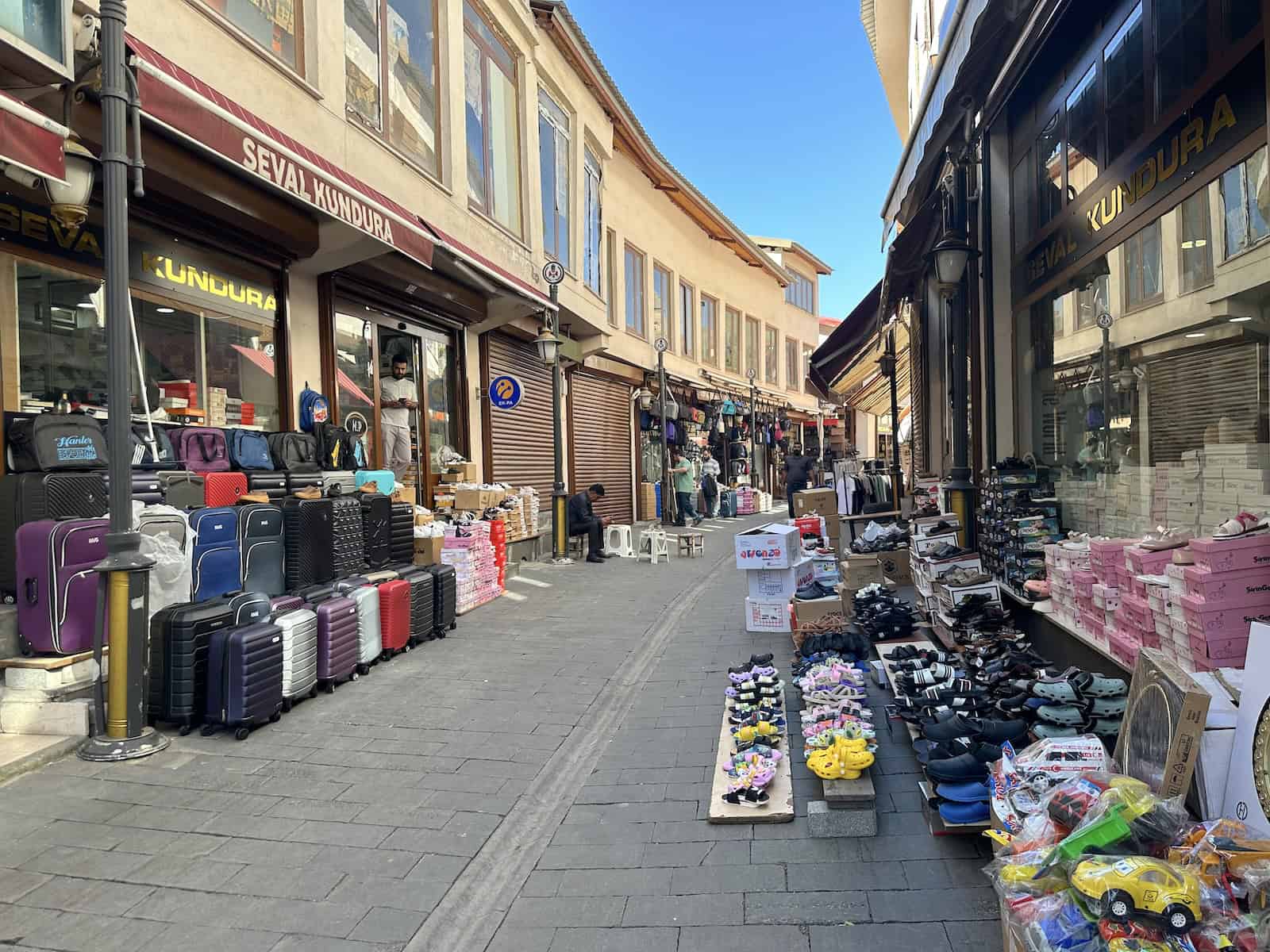 An alley in the city center of Bitlis, Turkey