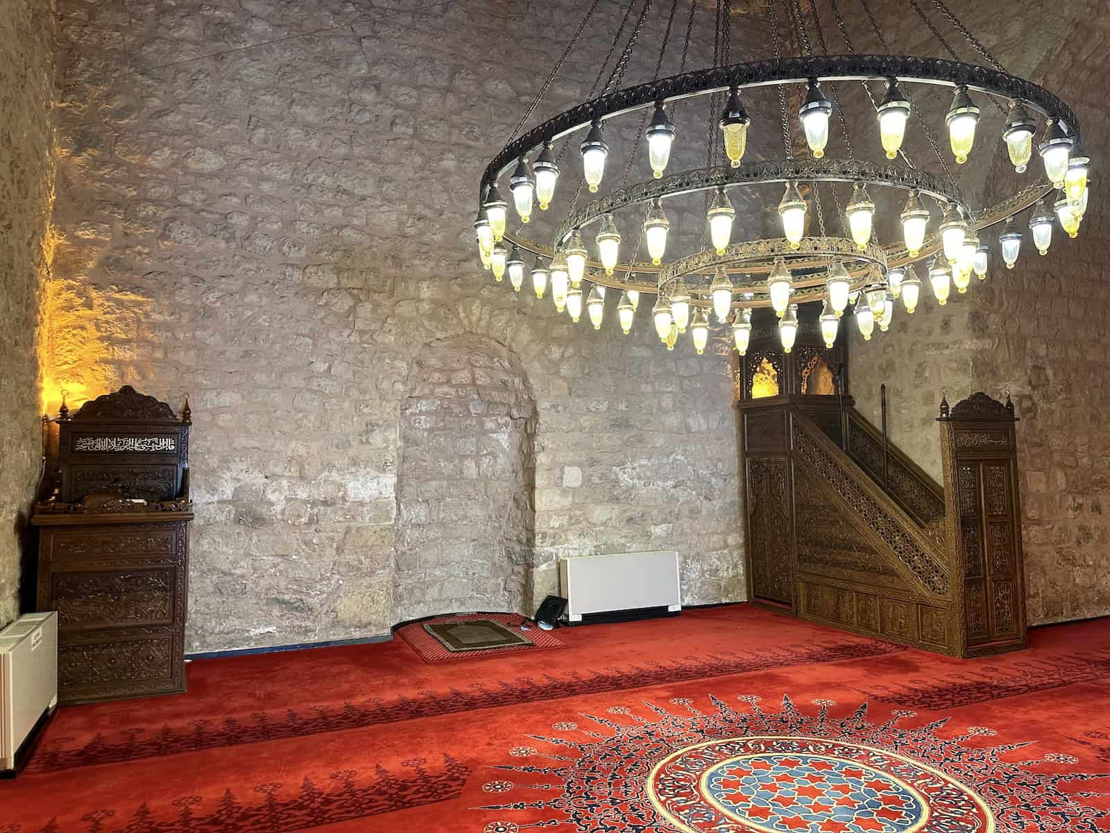 Prayer hall of the Grand Mosque of Siirt, Turkey