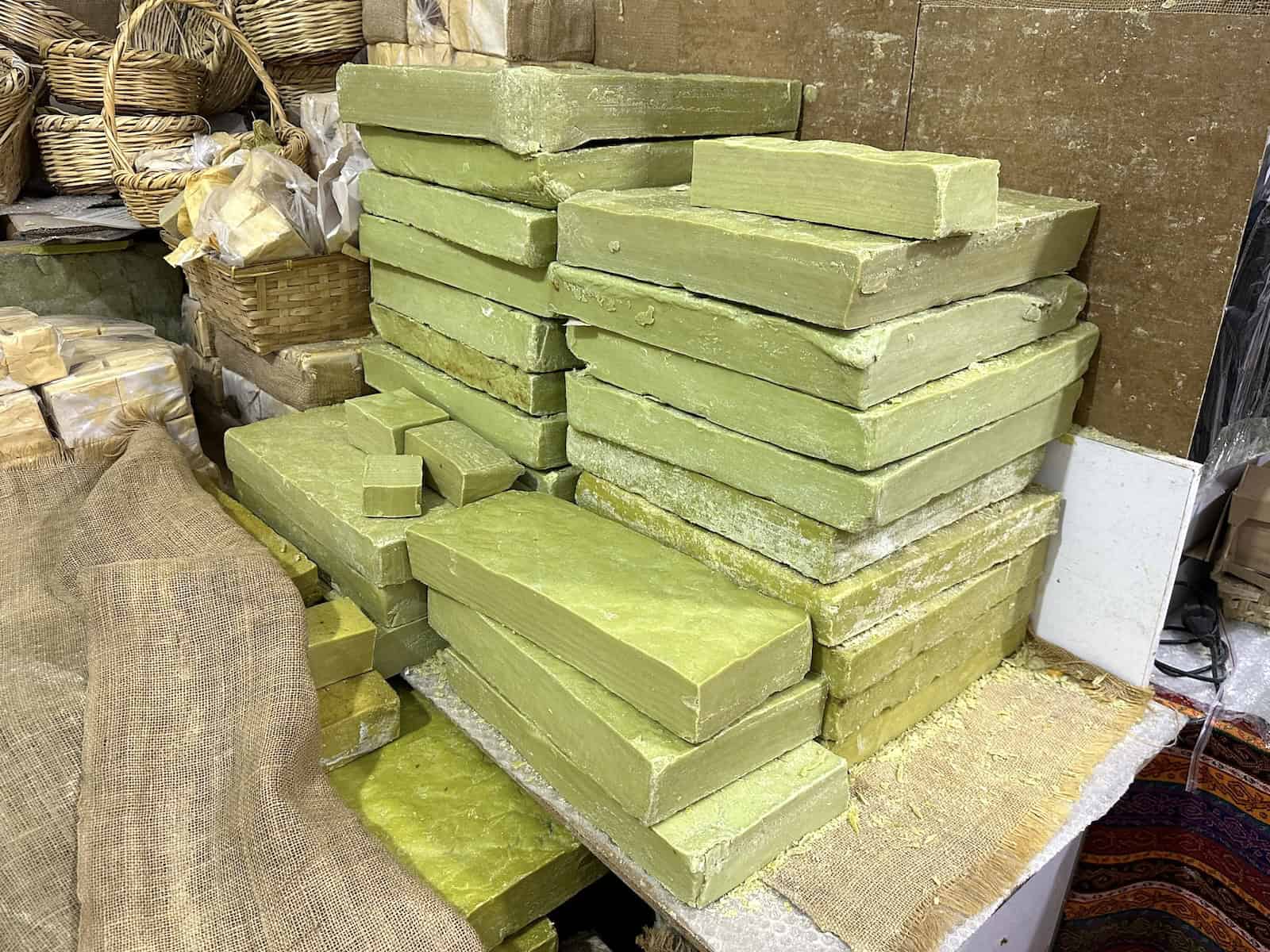 Uncut blocks of bıttım soap