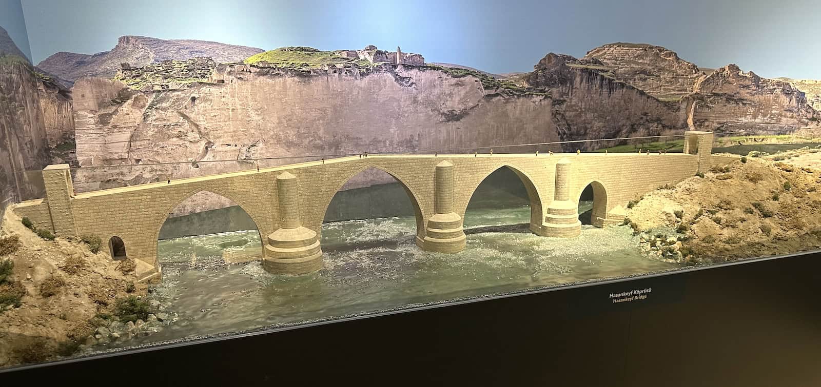 Model of the Hasankeyf Bridge