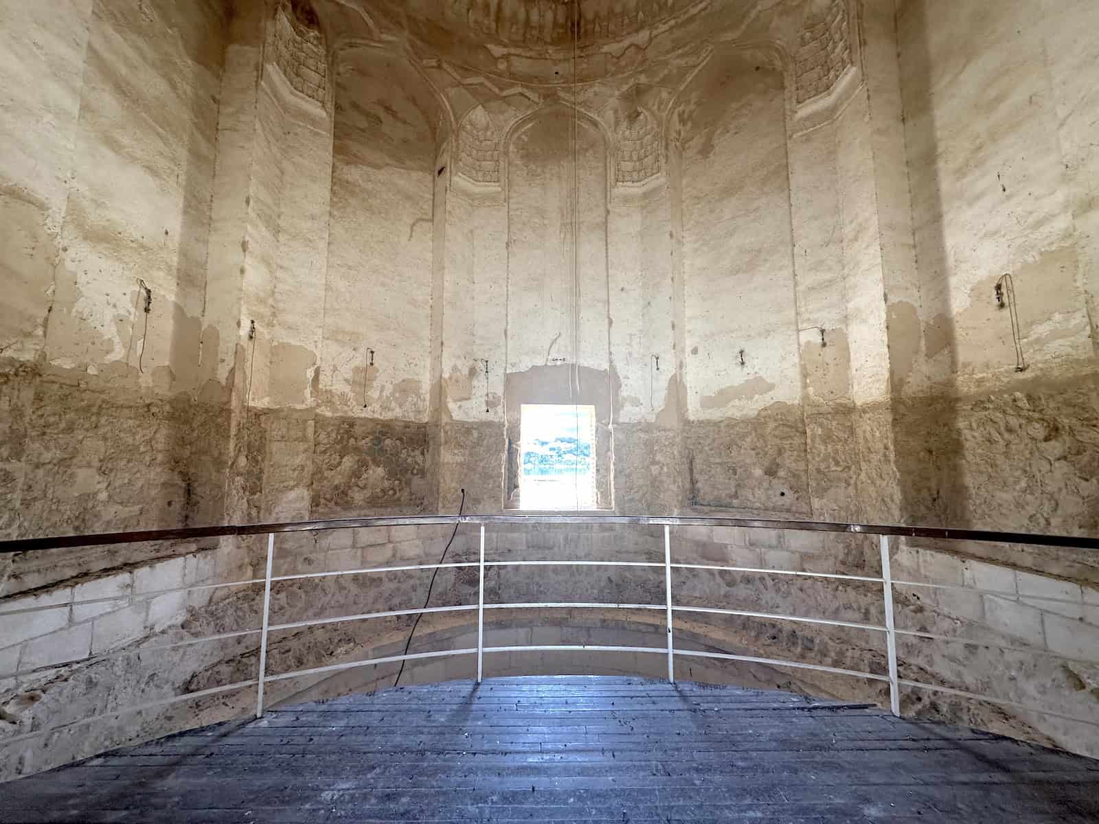 Interior of the tomb of Zeynel Bey