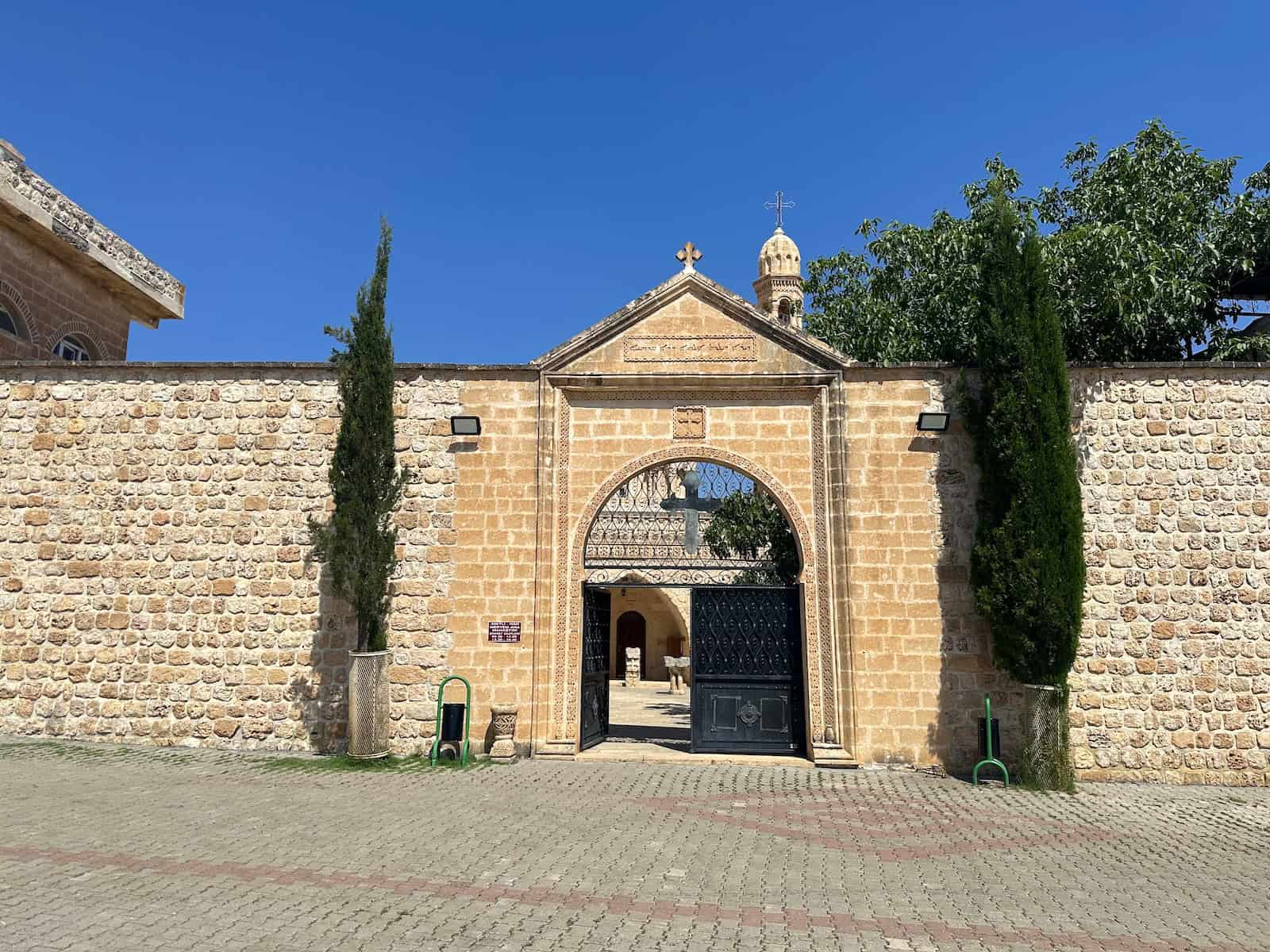 Entrance to the Monastery of the Virgin Mary