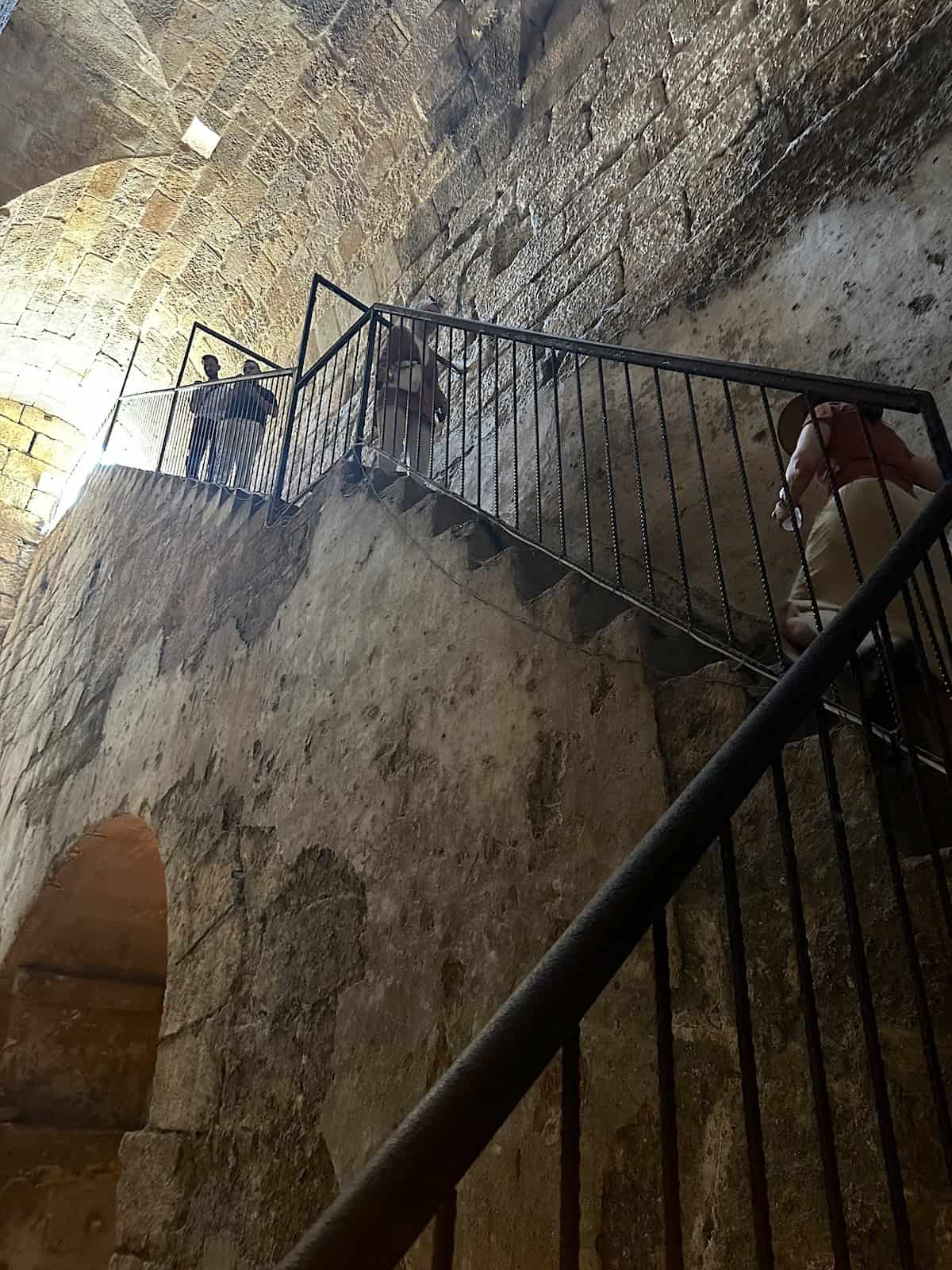 Stairs in the West Cistern