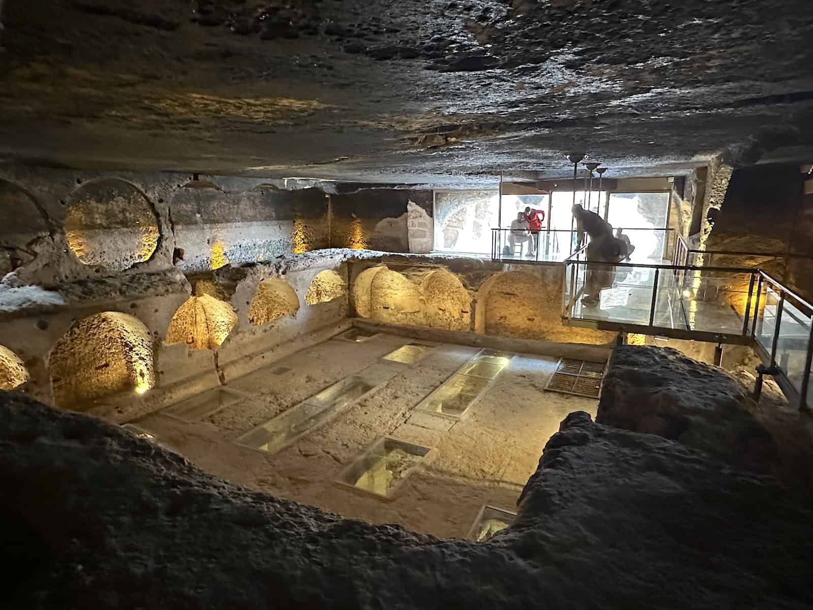 Large Gallery Grave in the necropolis in Dara, Turkey