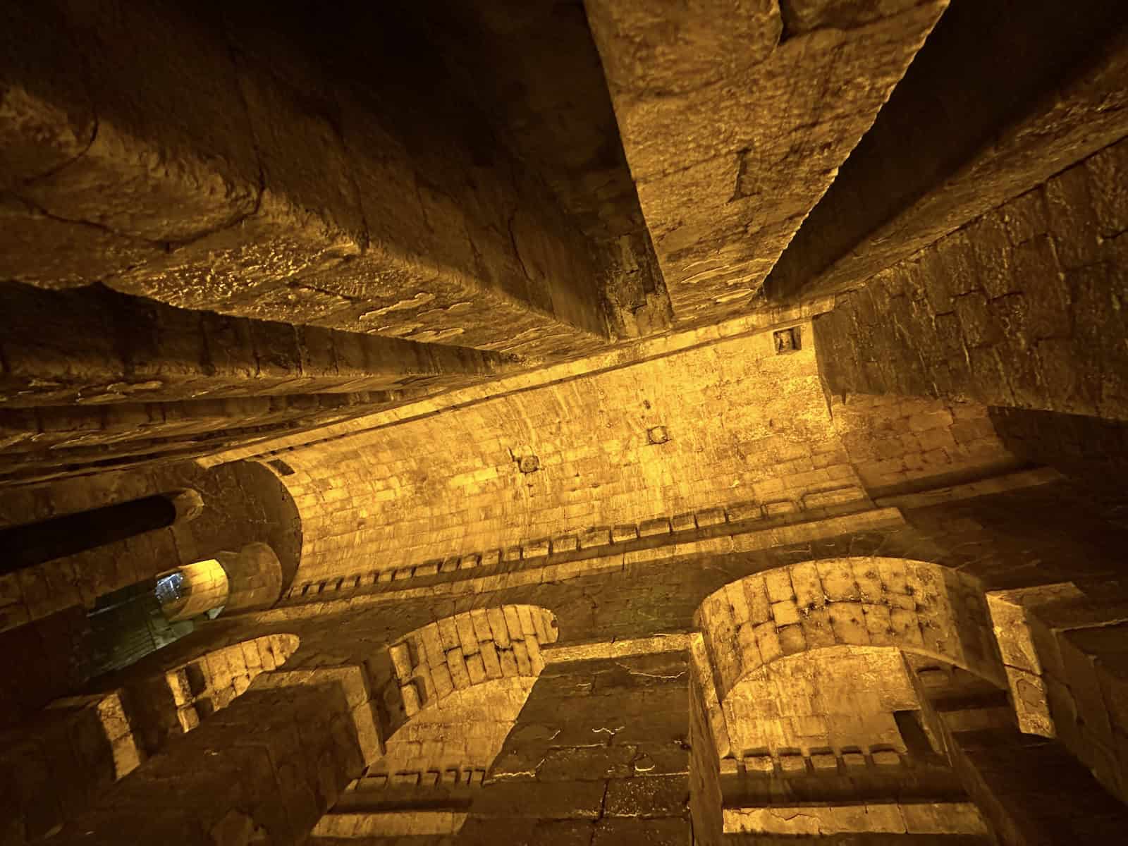 Ceiling of the Church Cistern in Dara, Turkey