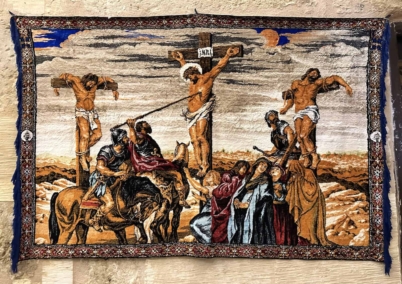 Tapestry of the Crucifixion at the Church of the Virgin Mary at Mor Hananyo