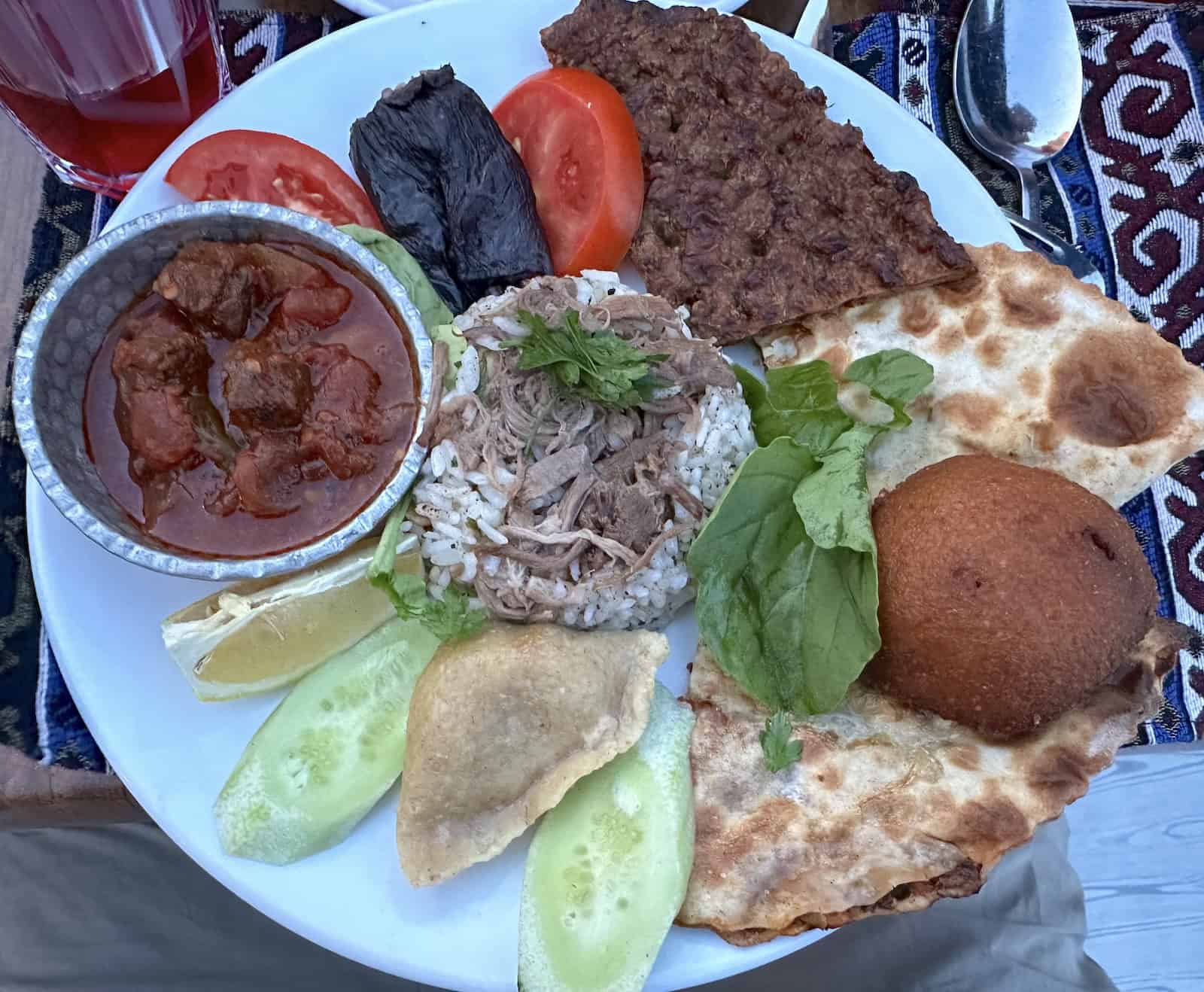 Mardin plate at Seyr-i Merdin in Mardin, Turkey