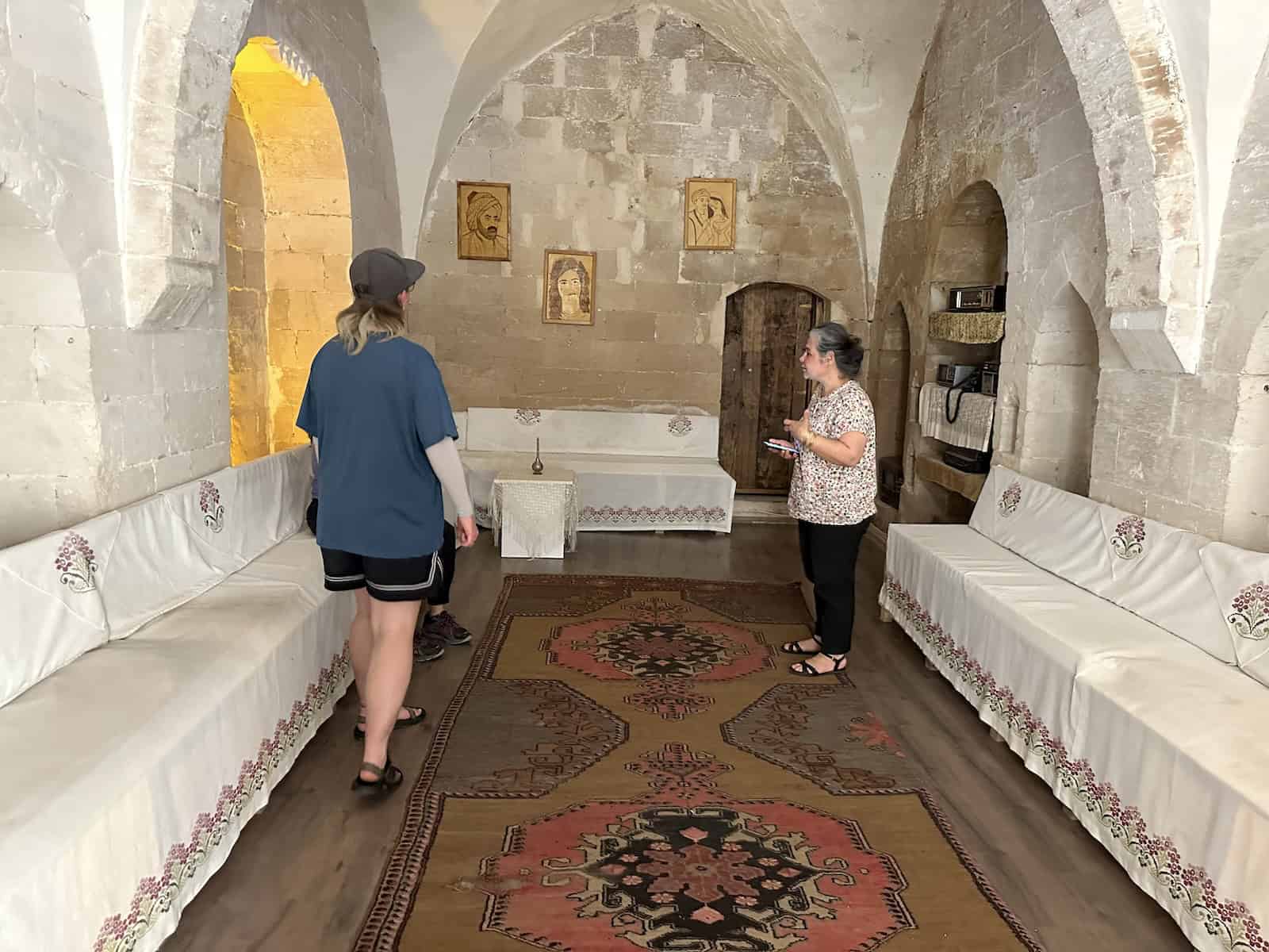 Dengbêj room at the Mardin Living Museum in Mardin, Turkey