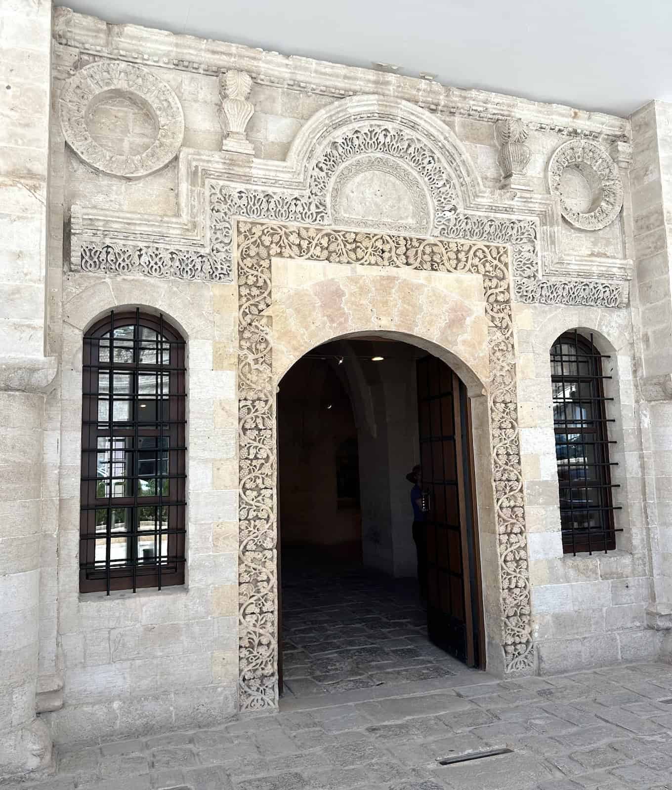 Entrance to the exhibition hall